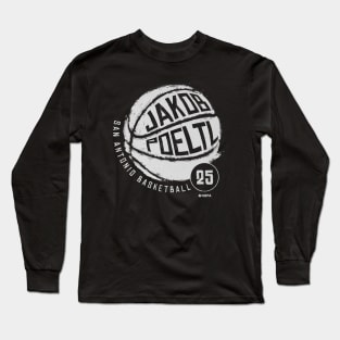 Jakob Poeltl San Antonio Basketball Long Sleeve T-Shirt